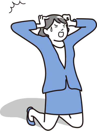 営業電話の受付対応に勤務時間の大半を費やしている